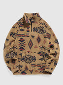 Pull-polaire-imprime-boheme-beige