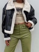 Veste-Aviateur-Moumoute-noir-blanc