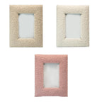 Cadre-Moumoute-beige-rose-blanc-pelucheux