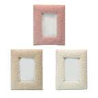 Cadre-Moumoute-rose-beige-blanc-duveteux
