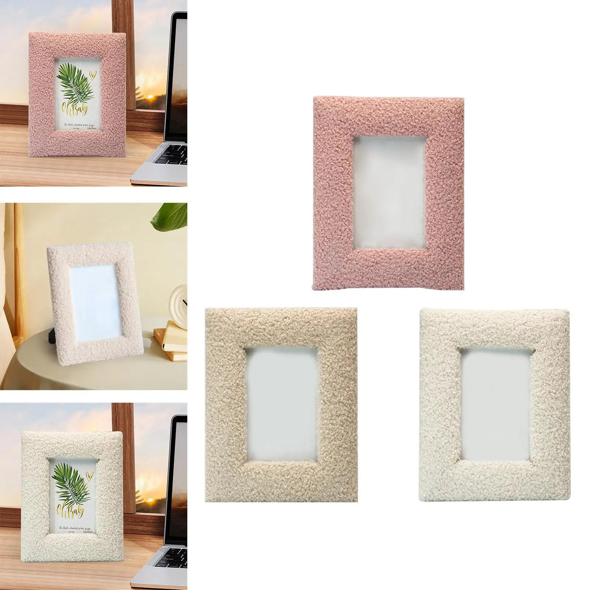 Cadre-Moumoute-rose-beige-blanc-textur