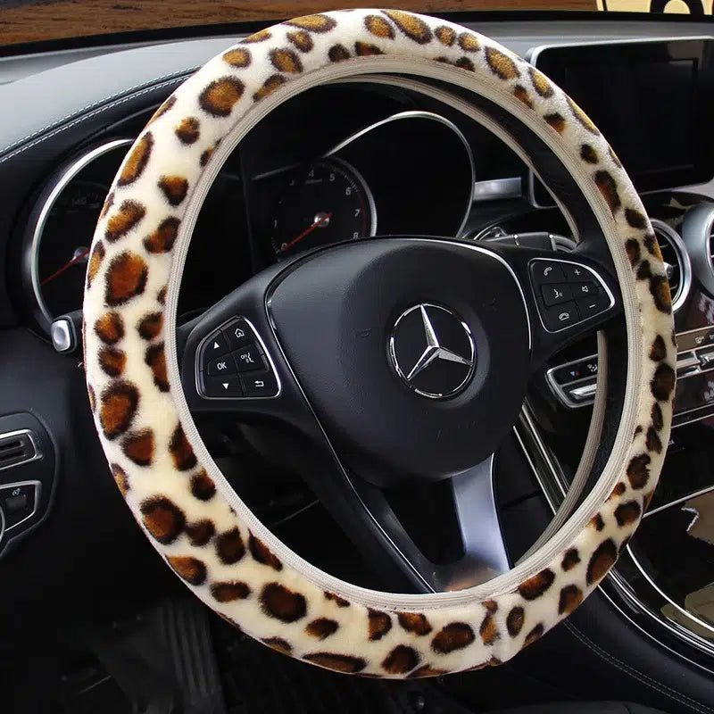 Couvre-volant-leopard-confortable-pour-voiture