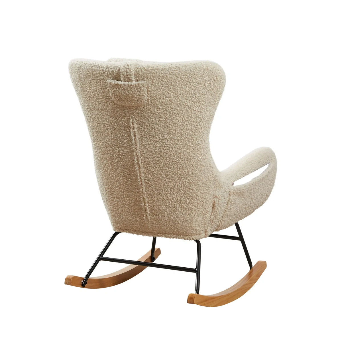 Fauteuil-beige-moumoute-scandinave-confortable-bascule