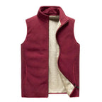 Gilet-grenat-polaire-fourre-homme