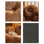 Lit-confortable-marron-en-moumoute-pour-chien