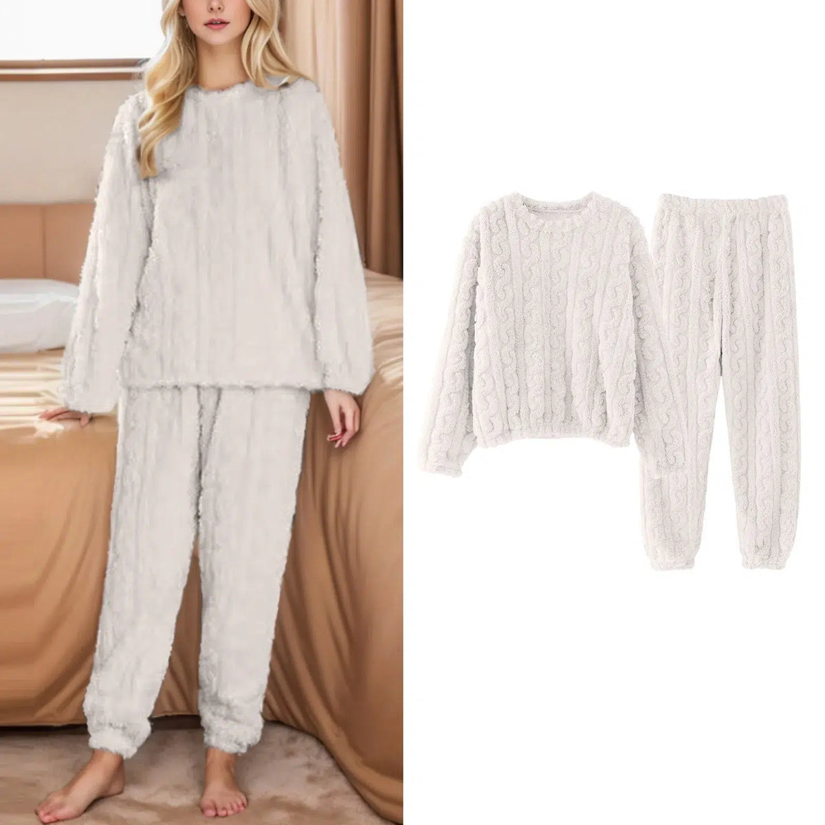 Pyjama-blanc-flanelle-femme-chic