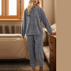 Pyjama-flanelle-gris-avec-torsades