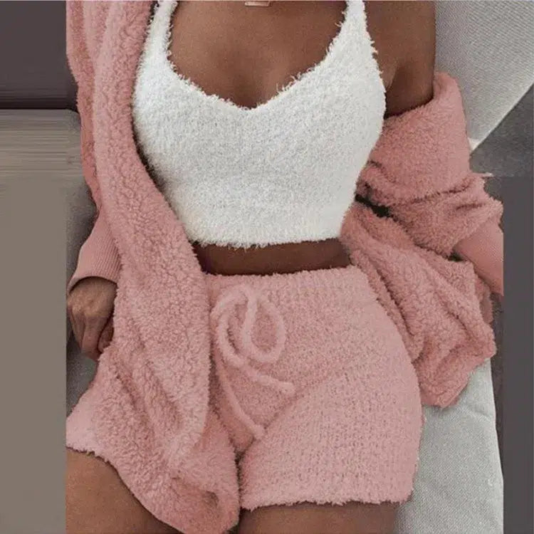 Pyjama-molletonne-rose-et-blanc