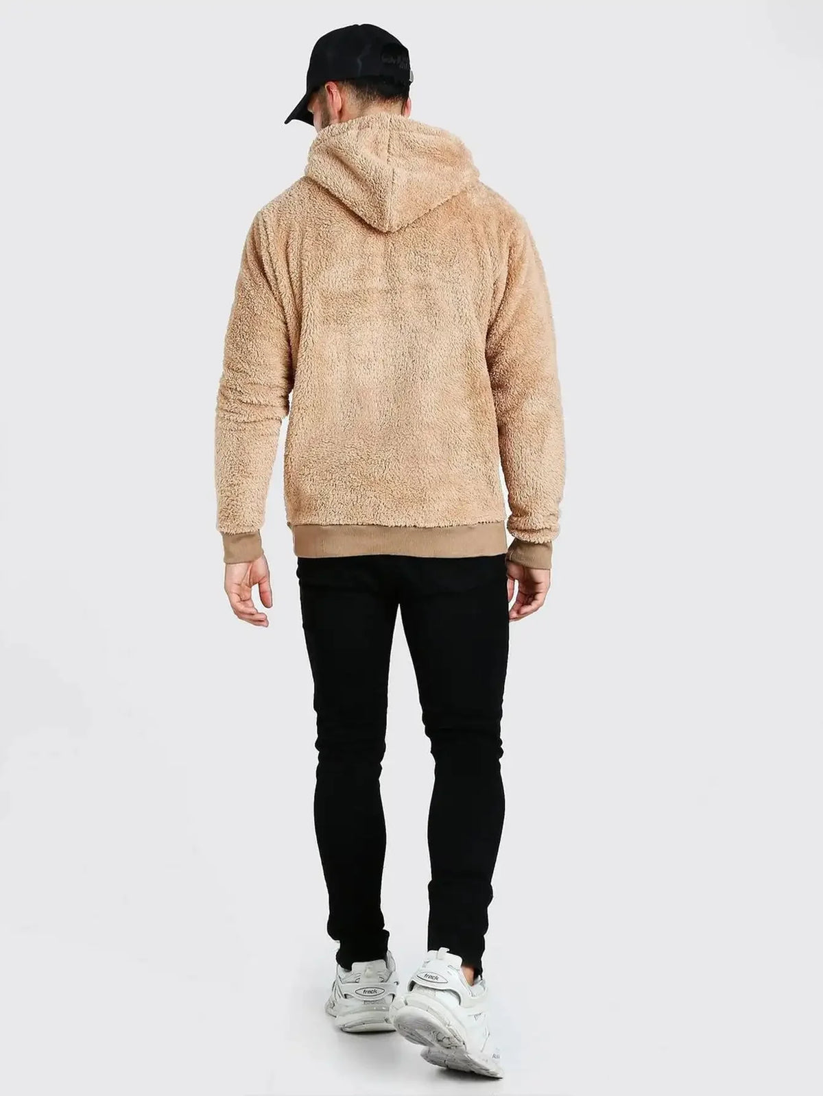 Sweat-a-capuche-molleton-homme-taupe-doux-et-confortable