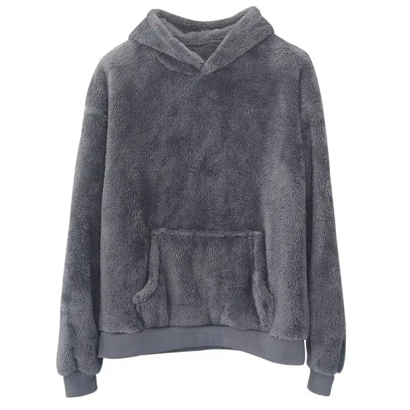 Sweat-molletonne-homme-gris-avec-capuche
