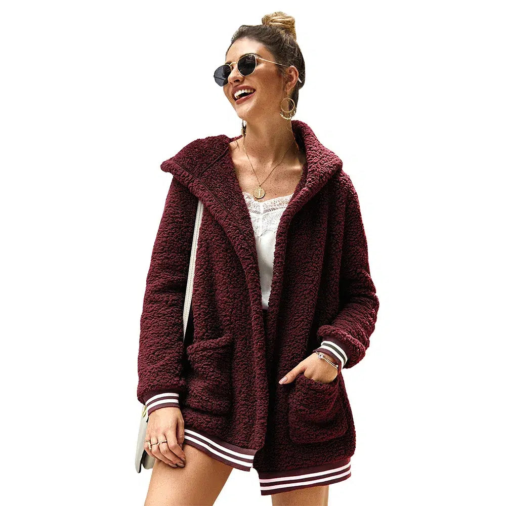 Veste-bordeaux-pilou-pilou-femme