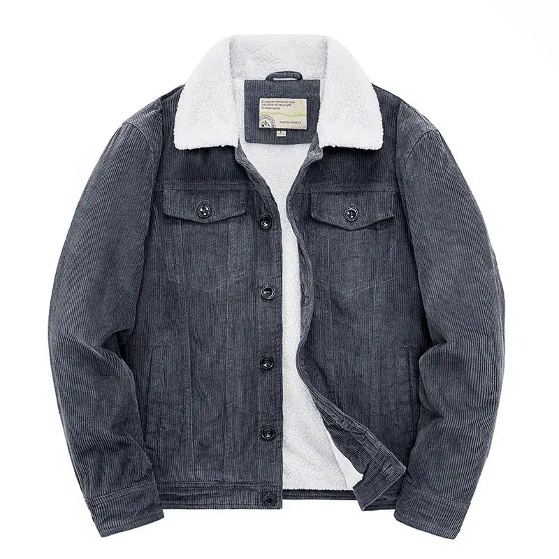 Veste-grise-sherpa-velours-douce