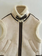 Veste-reversible-moumoute-beige-avec-zip