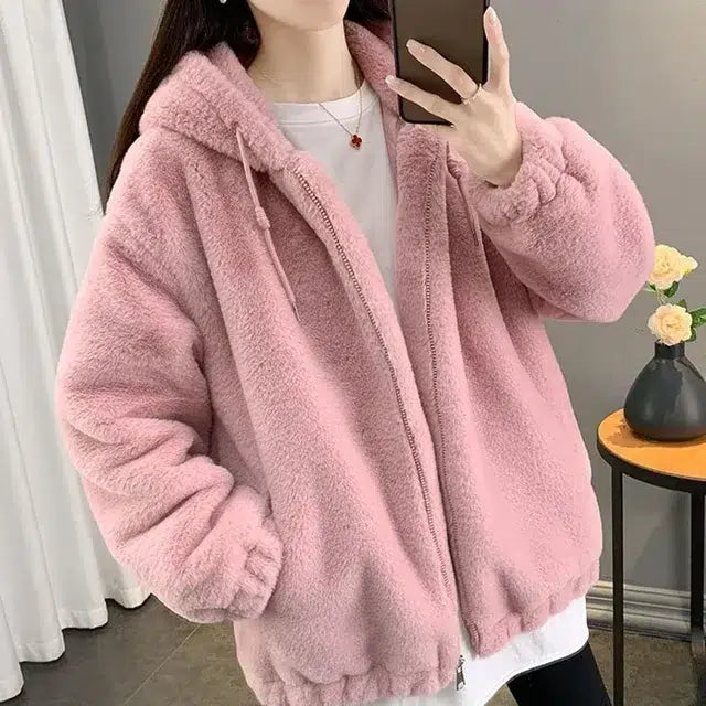Veste-rose-moumoute