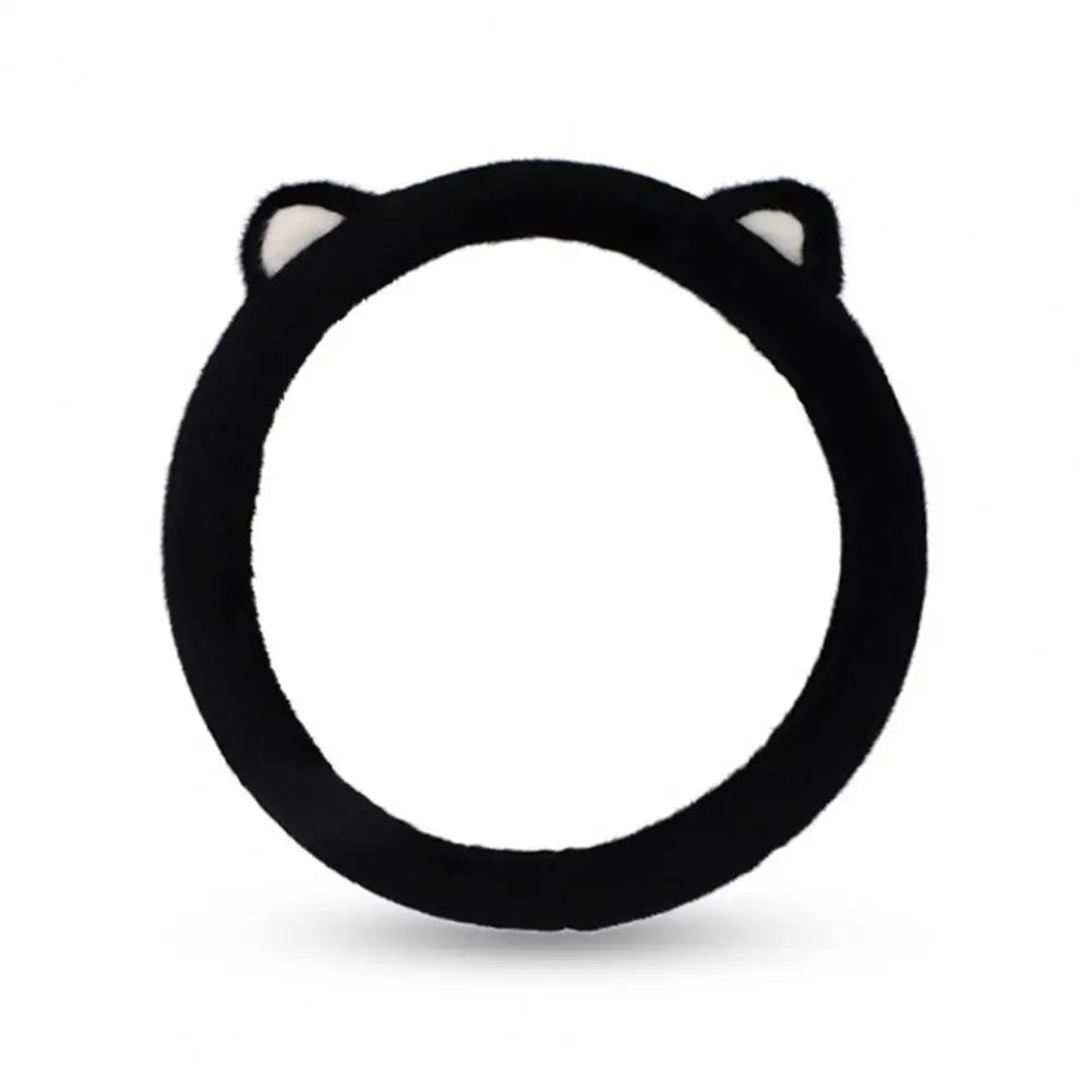 Volant-noir-peluche-oreille-de-chat
