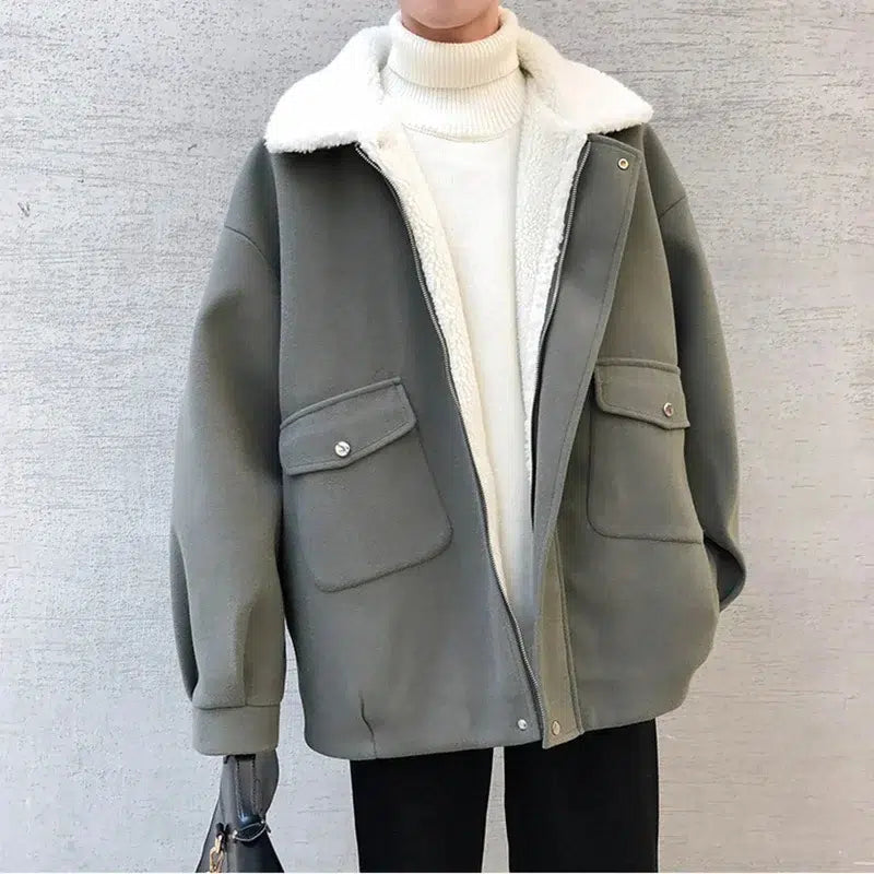 blouson-doux-homme-gris