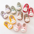 chausson-moumoute-bebe-multicolore-avec-lapin