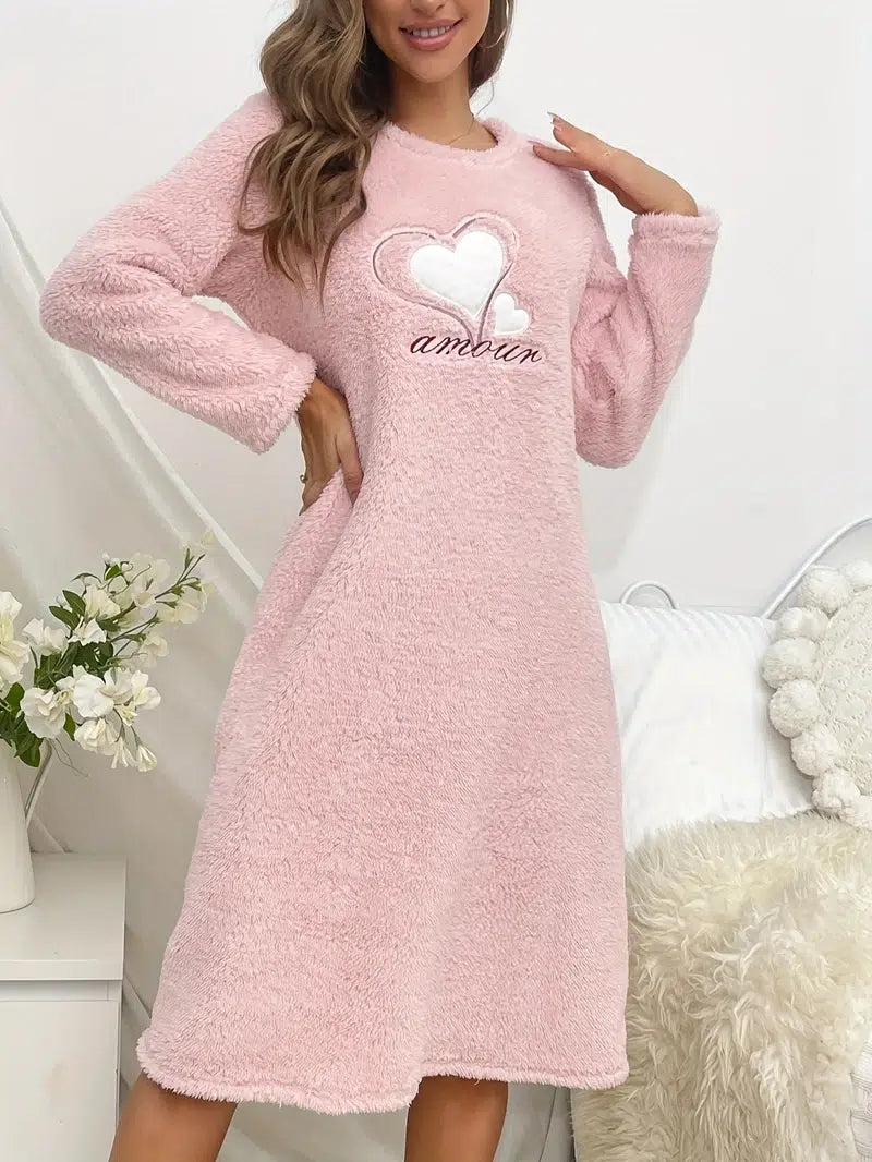 robe-pilou-pilou-manches-longues